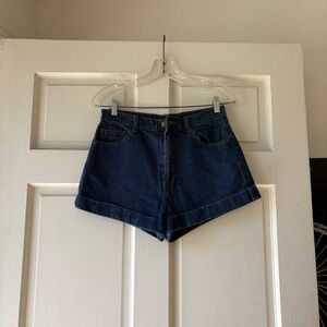 Forever 21 Dark Blue Jean Shorts. SB2